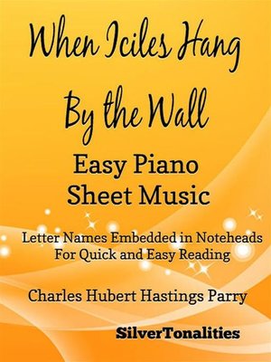 cover image of When Icicles Hang by the Wall Easy Piano Sheet Music
